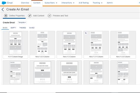 create email template salesforce marketing cloud
