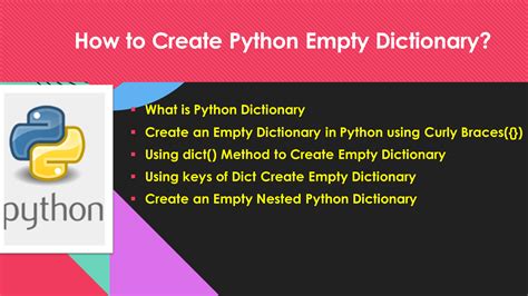 create empty dictionary python with keys