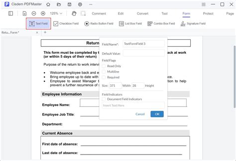 create fillable pdf from word document