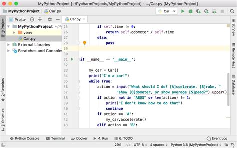 create first python project in pycharm