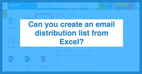 create gmail distribution list from excel