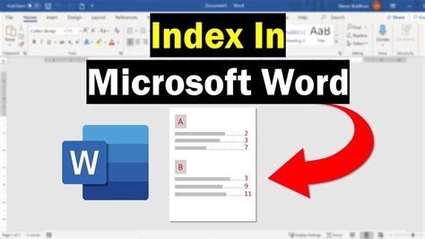create index in word 2007 automatically