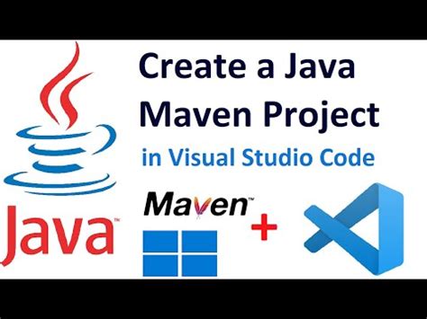 create java maven project in visual studio code