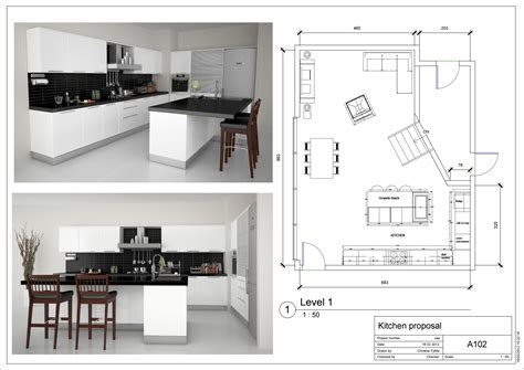 create kitchen floor plan