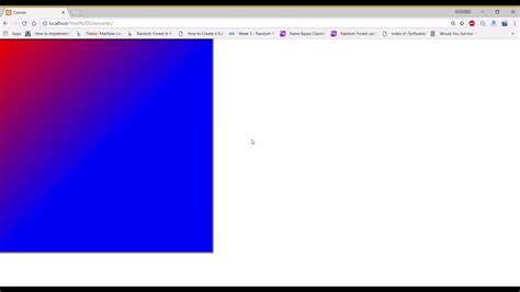 create linear gradient canvas