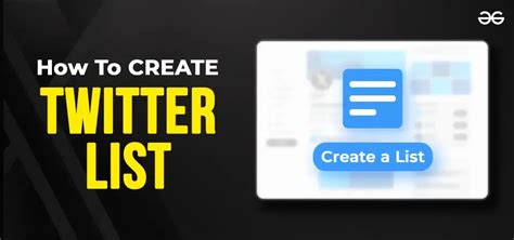 create list