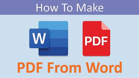 create pdf from word doc free