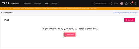 create pixel in ads manager