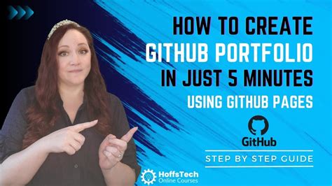 create portfolio using github