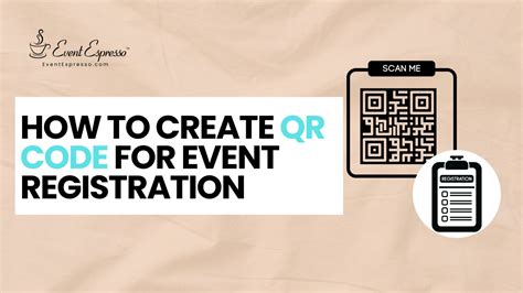 create qr code for event registration