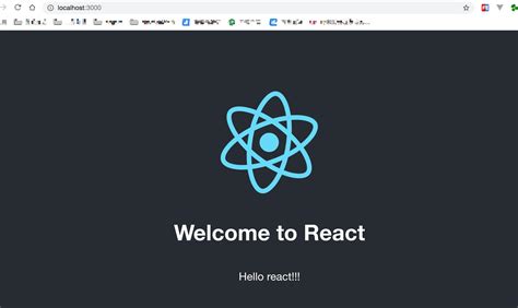 create react app scaffolding