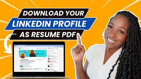 create resume from linkedin profile free