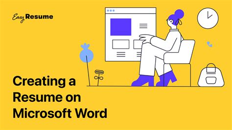 create resume microsoft word