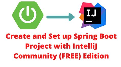 create spring project in intellij community