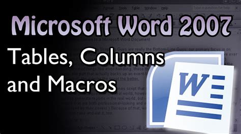 create table in word from excel vba