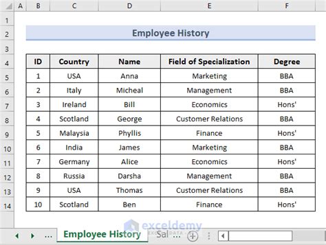 create table of contents in excel with page numbers