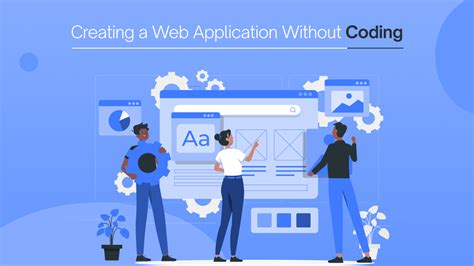 create web application without coding