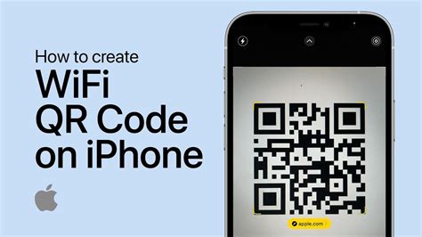 create wifi qr code iphone