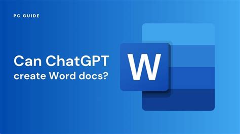 create word document chatgpt
