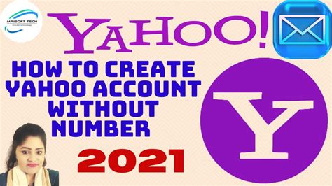 create yahoo email without number