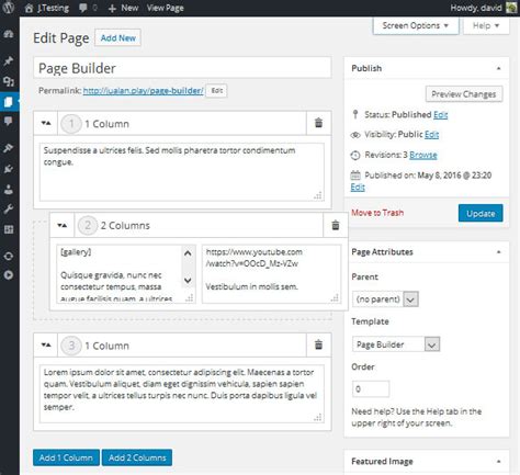 create your own wordpress page builder plugin from scratch