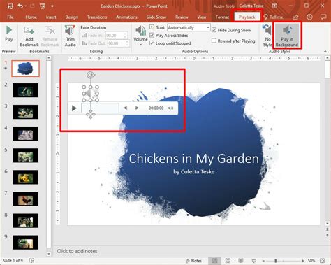 creating a slideshow in powerpoint