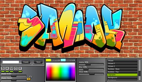 creating graffiti letters