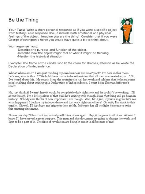 creative writing examples pdf