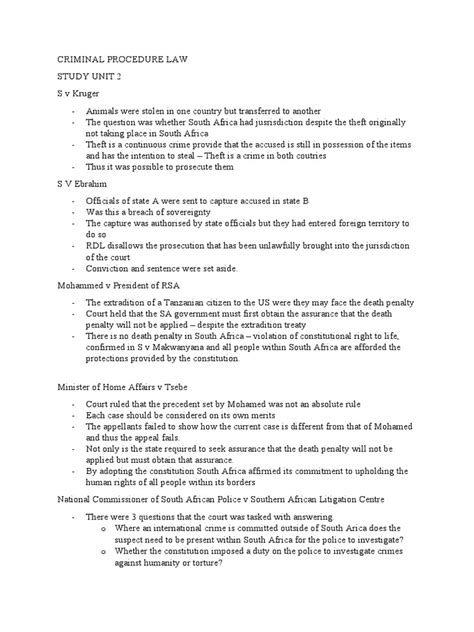criminal law case summaries