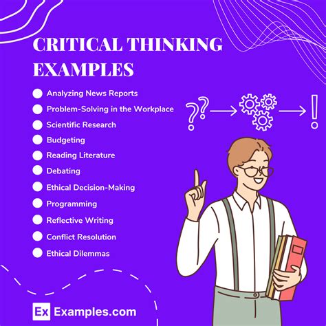 critical thinking examples in school