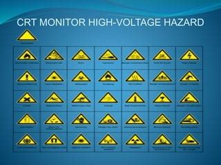 crt monitor high voltage hazard examples