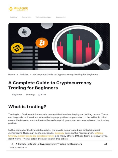 cryptocurrency trading tutorial for beginners pdf