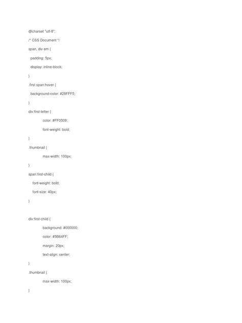 css code examples pdf