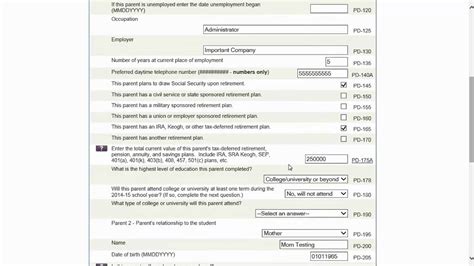 css profile example pdf