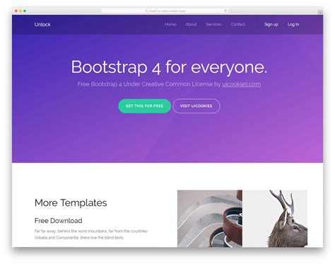 css template code for website free