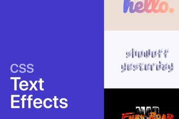 css text effects examples