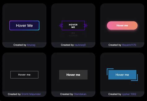 css text hover animation examples