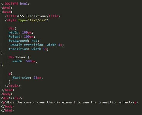 css text transition examples