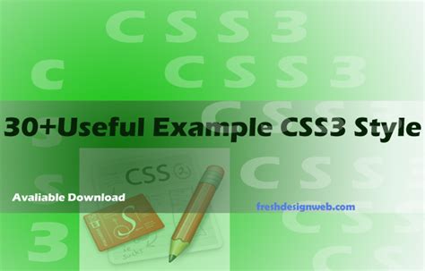 css3 code examples