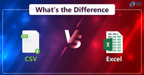 csv excel difference