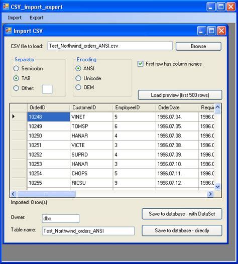 csv writer c# example