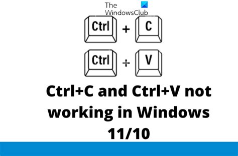 ctrl c ctrl v not working in visual studio