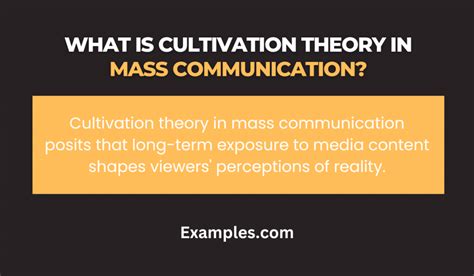 cultivation theory in mass communication pdf