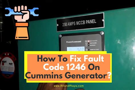 cummins engine fault code 1246