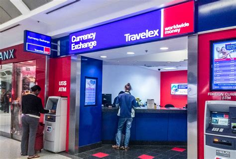Currency exchange at airport