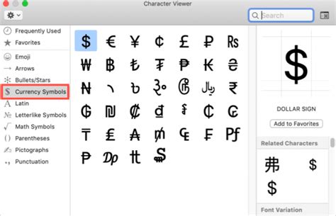 currency symbol code html