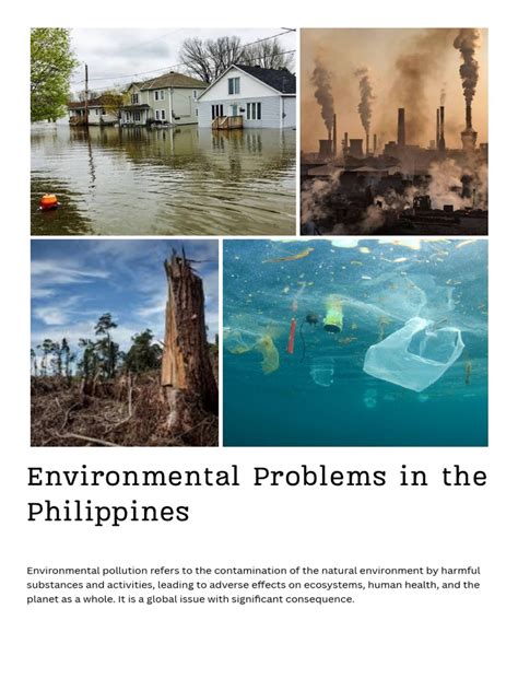 current environmental problems in the philippines