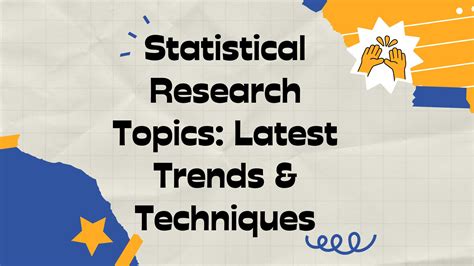 current research topics in statistics