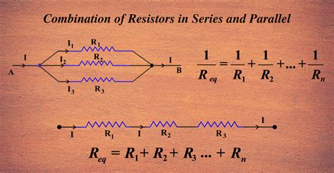 current through resistors in series vs parallel