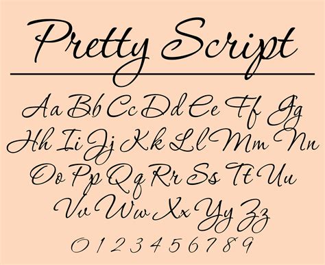 cursive text examples